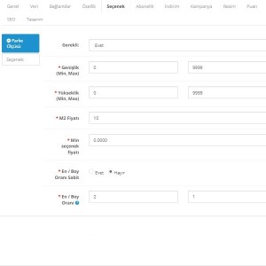Opencart M2 Hesaplama Modülü