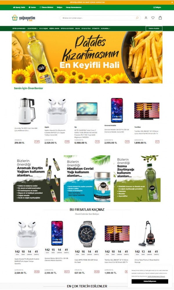 Php E-Ticaret Paketi Gida